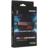 Накопитель SSD Samsung 990 PRO, 1000Gb, PCIe 4.0 x4, M.2 2280, NVMe, R/W 7450/6900, с радиатором
