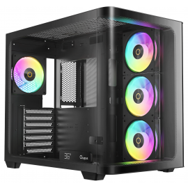 Компьютерный корпус Ocypus Iota C70 BK Curve ARGB Digital (Iota-C70-BKD400CD-GL)