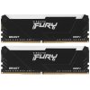 Оперативная память Kingston Fury Beast, DDR4, 16Gb (2x8Gb), 3200MHz, CL16, DIMM, с радиатором, RGb, черный