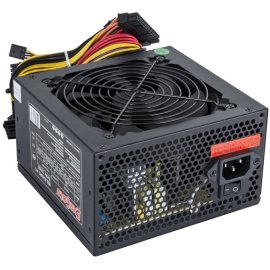 Блок питания Ginzzu PC700 14CM(Red) 80 PLUS black,APFC,24+4p,2 PCI-E(6+2), 7*SATA, 4*IDE,оплетка, кабель питания,цветная коробка