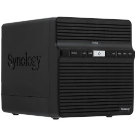 Сетевое хранилище Synology DiskStation DS425+ черный (Intel J4125/2Gb/4(3.5"/2.5"SATA/SSD) + 2 NVMe/RAID/1x1Gb/1x2.5Gb/2хUSB 3.2/no WIFI) (DS425+)