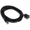 Патч-корд удлинитель Vention прямой SSTP cat.6, RJ45 - 3 м. черный