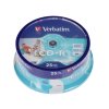 Диск CD-R Verbatim 700Mb 52x Cake Box (25шт) Printable (43439)