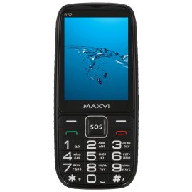 Мобильный телефон Maxvi B32 черный