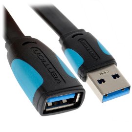 Кабель Genius ACC-C2CC-3A. Выход: USB-C -> USB-C. USB 3.0, плетеный нейлон, 100 см. черный