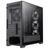 Компьютерный корпус mATX, без блока питания Gamemax Destroyer TGb mATX case, black, w/o psu, w/1xUSB3.0+2xUSB2.0, Combo Audio, w/3x12cm ARGb front fan (1xFN-12A-M6I, 2xFN-12A-S6I), w/1x12cm ARGb rear fan (FN