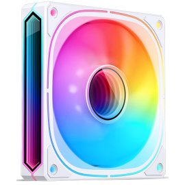 Вентилятор для корпуса JONSBO FR-606WR Reverse (120x120x25мм, 4-pin PWM, ARGb, 35.99CFM, 26.5dBA, 1500RPM, белый)