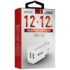 Сетевое зарядное устройство Wiiix UNN-4-1-01-QC-W 18W 3A (QC) USB универсальное белый