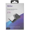 Внешний SSD Netac Z7S, 120 Gb, USB 3.2 Gen 2 Type-C, R/W 550/480, черный