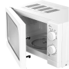 Микроволновая печь Galanz MOS-2004MW белый, 20 л, 700 Вт, переключатели - поворотный механизм