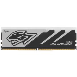 Оперативная память Apacer Panther RGB, DDR5, 16GB (1x16GB), 6000 MHz, CL40, с радиатором, черно-серый, RGB