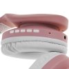 Беспроводные/проводные наушники Defender FreeMotion B525 розовый/белый, накладные, Bluetooth + проводной, до 8 ч