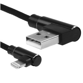 Кабель Rexant Type-C-Lightning 2.4 A, 1 м, белый ПВХ