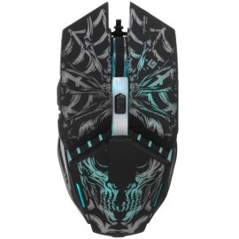 Мышь проводная Defender Shock GM-110L черный, 3200 dpi, USB, кнопки - 6