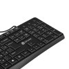 Клавиатура проводная Oklick 145M, USB, черный