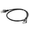 Патч-корд CCA light UTP Гарнизон PC-UTP-5e-0.5-BK кат.5e, 0.5м, литой, многожильный черный