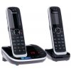 Телефон беспроводной (DECT) Panasonic KX-TGJ322RUB черный (труб. в компл.:2шт) автооветчик АОН