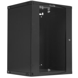 Шкаф настенный серии Pro, 12U 600x450, стеклянная дверь