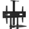Стойка для телевизора с кронштейном ONKRON TS1881 50"-86", мобильная, белый