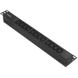 Блок розеток горизонтальный ExeGate ServerPro PDU-19H606 Al-6S-EU2-SW-O, 19", 1U, Алюминий, 6 Schuko, кабель с евровилкой VDE-250V-16A-3*1.5мм2, 2 метра, выкл. с подсветкой, защита от перегрузки, черный