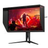 Монитор 27" AOC Agon Pro AG276UZD QD-OLED 3840x2160, 240 Гц, 0.03 мс, 16:9, 1000 кд/м² (пиковая), DisplayHDR True Black 400, DP 2.1, HDMI 2.1, USB-C, USB Hub (4x USB 3.2), динамики (2x5 Вт), FreeSync, Adaptive-Sync, черный