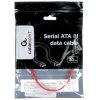 Кабель интерфейсный SATAIII Cablexpert CC-SATAM-DATA-0.3M, 30см, 7pin/7pin, защелка, пакет