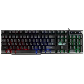 Комплект клавиатура + мышь проводной Гарнизон GKS-122, 104кл+3кн, 1000 DPI, 1.8м, черный