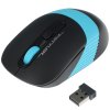 Мышь беспроводная A4Tech Fstyler FG10 черный/синий, 2000 dpi, радиоканал, USB, кнопки - 4