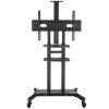 Стойка для телевизора с кронштейном ONKRON TS1881 50"-86", мобильная, белый