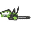 Цепная пила аккумуляторная GreenWorks G24CS25, 24 В, 25 см, без АКБ и ЗУ (2007707)