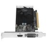 Видеокарта Gigabyte GV-N1030D4-2GL NVidia GeForce GT 1030, 2Gb DDR4/64-bit, PCI-Ex16 3.0, DVI-Dx1, HDMI2.0bx1, LP, 2-slot cooler, Retail