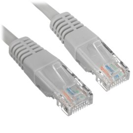 Патч-корд ExeGate UTP-RJ45-RJ45-5e-CU-5M-GY, UTP, cat.5e, 5м, медь, серый