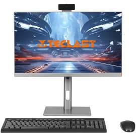 Моноблок Teclast V24 Air 23.8" Full HD i5 12450H (2) 16Gb SSD512Gb UHDG Windows 11 Professional GbitEth WiFi BT 120W Cam серый 1920x1080