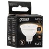 Лампа светодиодная Gauss LED MR16 GU5.3 7W 600lm 2700K 1/10/100