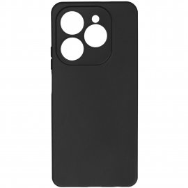 Чехол (клип-кейс) BoraSCO для Tecno Spark 20 Pro Silicone Case черный