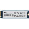 Накопитель SSD MSI SPATIUM M450, 1Tb, PCIe 4.0 x4, M.2 2280, NVMe, R/W 3400/2400
