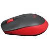 Мышь беспроводная Logitech M190 черный/красный, 1000 dpi, радиоканал, USB, кнопки - 3