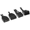 Вентилятор корпусной Formula Floe SE 12BK ARPW Reverse ARGB, 120 мм, 1500 об/мин, 27.5 дБ, 4-pin PWM, ARGB, реверсный