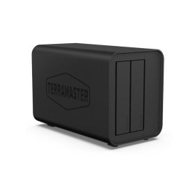 Сетевое хранилище TerraMaster D2-320 DAS tower/JBOD,RAID0,1/up to 2 SATA(3,5' or 2,5')/1xUSB3.1 Type-C gen2/1xPS/1YW