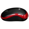 Мышь беспроводная Logitech M186 черный/красный, 1000 dpi, радиоканал, USB, кнопки - 3