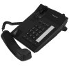 Телефон проводной Panasonic KX-TS2382RUB черный индикатор вызова,повторный набор последнего номера,4 уровня громкости звонка