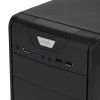 Компьютерный корпус Miditower ExeGate CP-603 Black, ATX, (без БП), 2*USB+2*USB 3.0, Audio