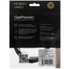 Кабель AUX GoPower Jack 3.5мм (m)-Jack 3.5мм (m) 5м ПВХ черный Premium Zip-Lock c подвесом (1/50)
