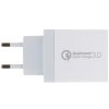 Сетевое зарядное устройство Qumo Quick Charge 3.0 3 USB (Charger 019), Quick charge 3.0, 3 USB, QC 3.0 + 2,1A, белый