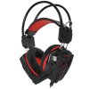 Игровая гарнитура RUSH COBRA, динамики 40мм, велюровые амбушюры, черный/красный (SBHG-1300)