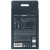 Кабель Rexant Type-C – Type-С, 5A, 100Вт, 1м, в черной нейлоновой оплетке, с LED дисплеем