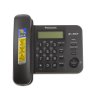 Телефон проводной Panasonic KX-TS2356RUB черный АОН,Caller ID,ЖКД,блокировка набора,выключение микрофона