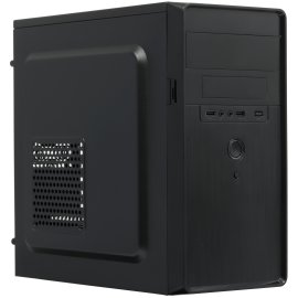 Компьютерный корпус Minitower ExeGate EX286412RUS BA-309 (mATX, без БП, 2хUSB, HD аудио, черный)