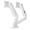Кронштейн для мониторов Onkron G160 BW черный/белый 13"-32" макс.10кг настольный поворот и наклон верт.перемещ.