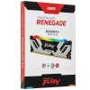 Оперативная память Kingston Fury Renegade, DDR5, 16Gb (1x16Gb), 8000MHz, CL38, DIMM, с радиаторами, RGB, серебристый/черный